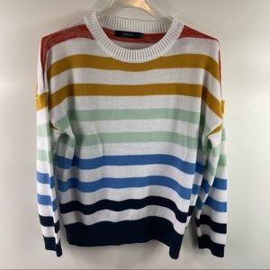 Zesica Striped Sweater Size Medium